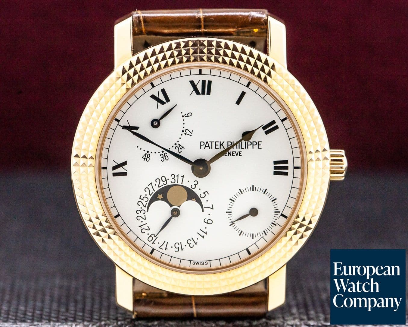 Image of Patek Philippe Cortina Jubilee 18K Rose Gold Hobnail Bezel LIMITED