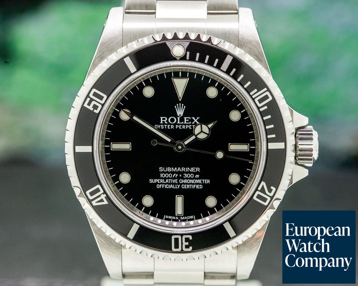 Image of Rolex Submariner No Date SS 4 Line / Full Set