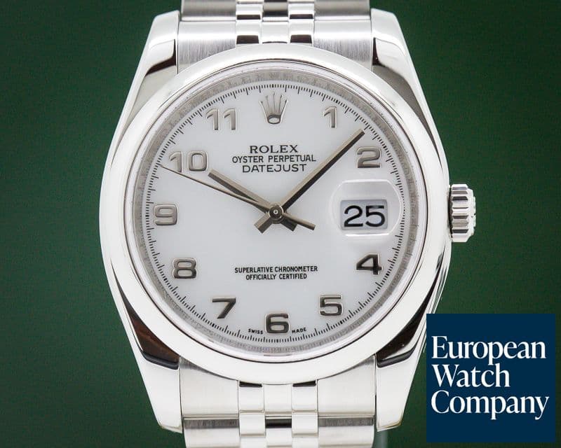 Image of Rolex Datejust White Arabic Dial / Jubilee Bracelet