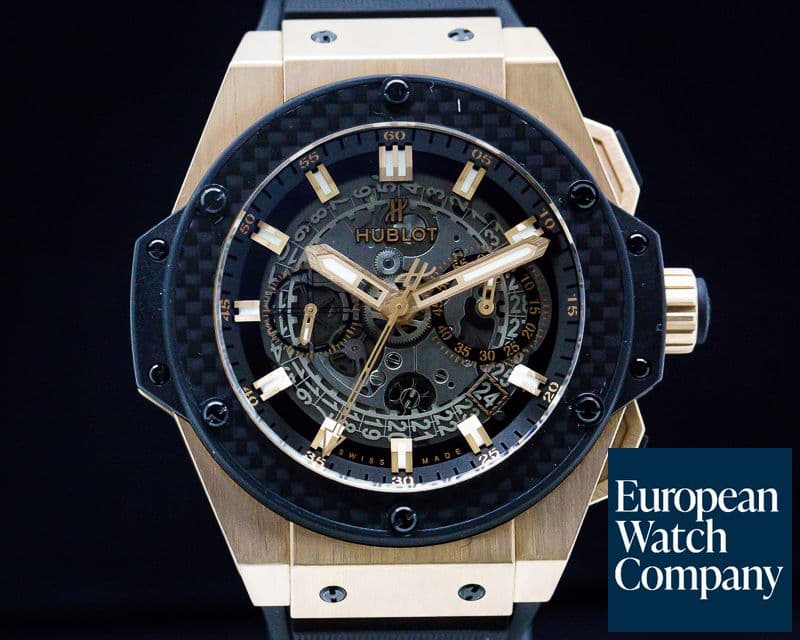Image of Hublot King Power Unico Chronograph 18k Rose Gold / Rubber