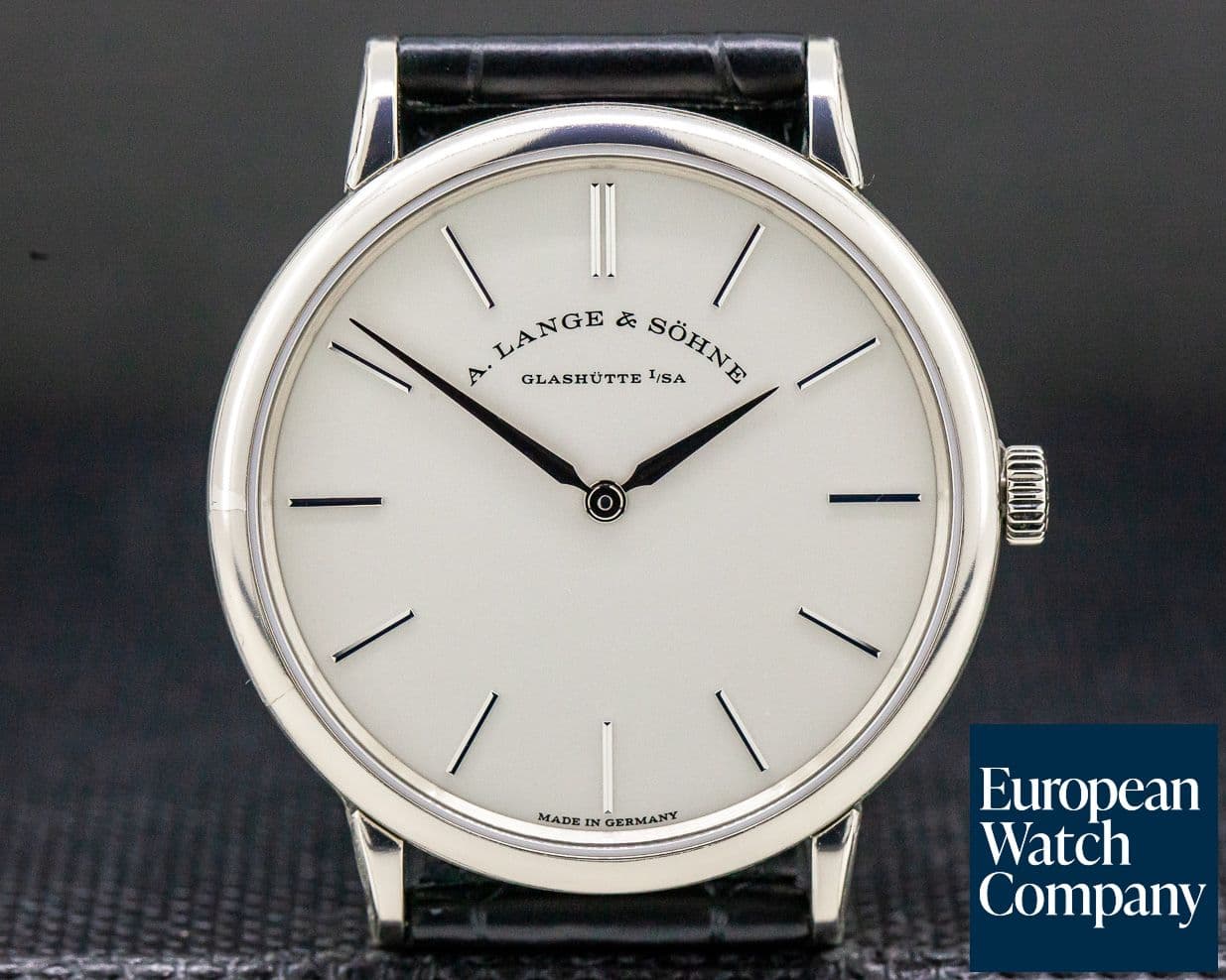 Image of A. Lange and Sohne Saxonia Thin Manual Wind 18K White Gold