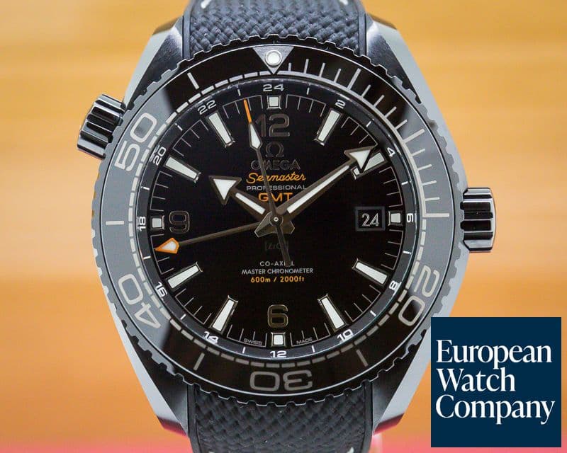 Image of Omega Seamaster Planet Ocean Deep Black GMT 600M Co-Axial Ceramic