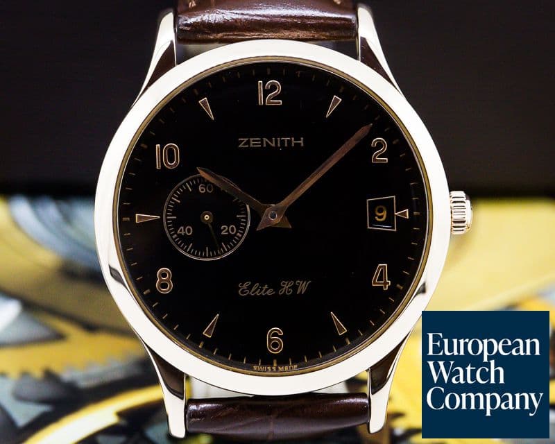 Image of Zenith Class Elite Automatic 18K Rose Gold 37MM