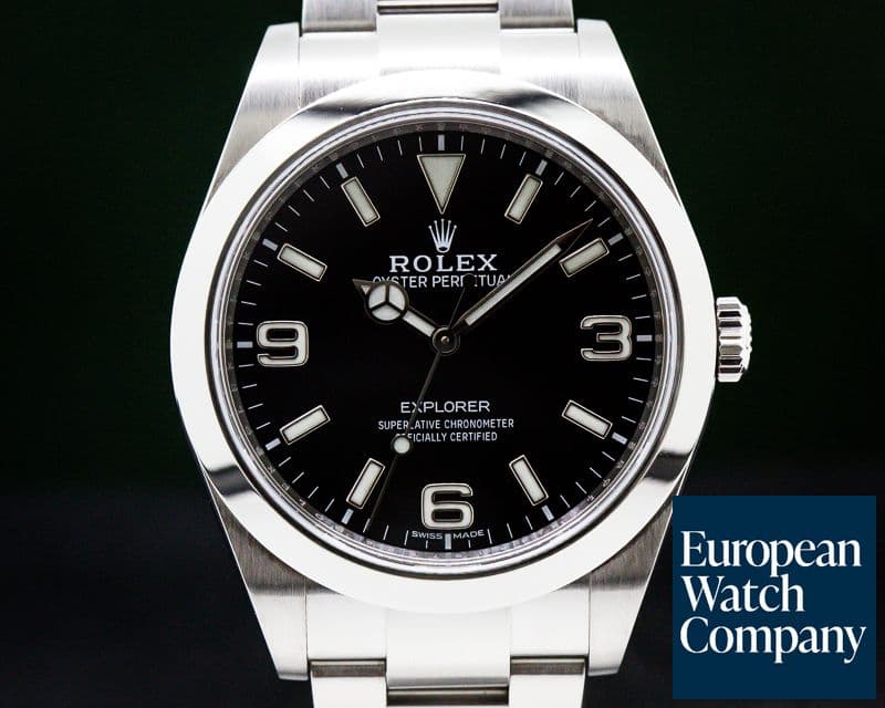 Image of Rolex Explorer I Black Dial 39MM SS/SS
