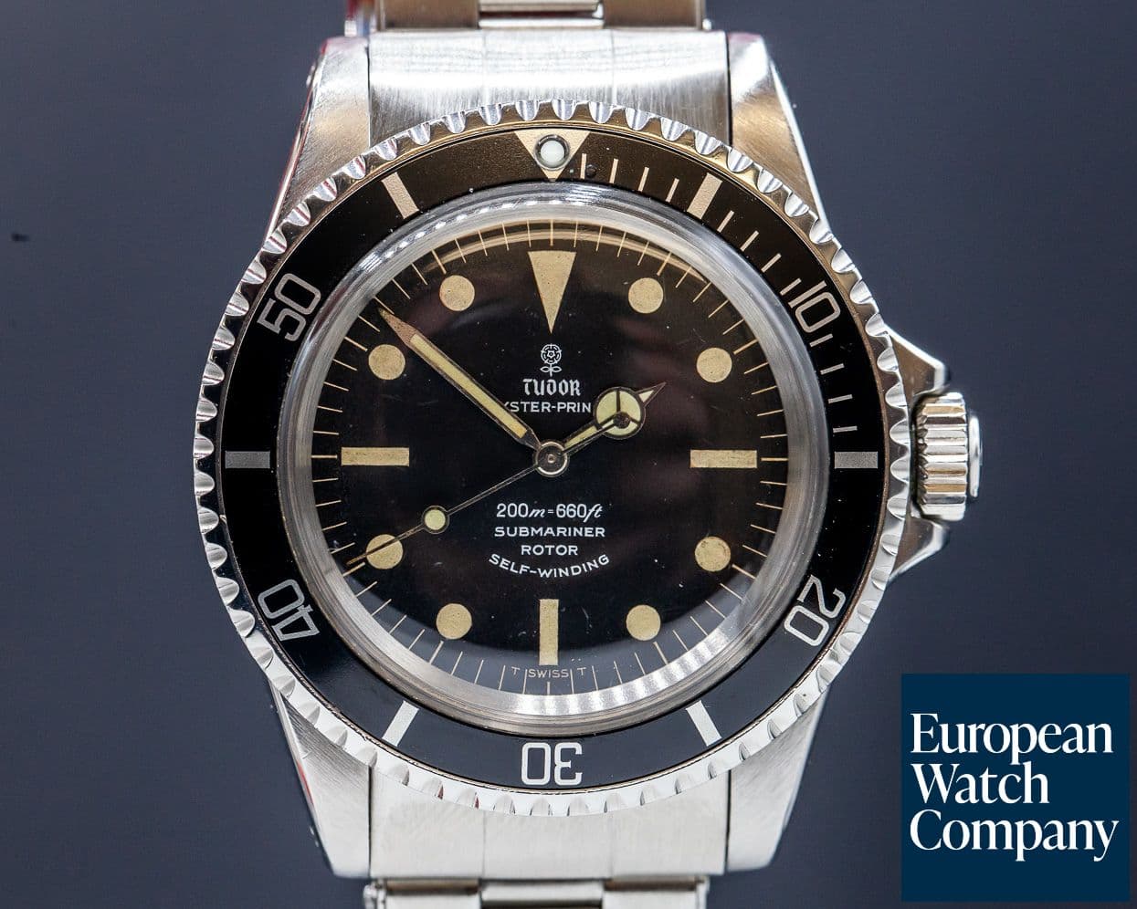 Image of Tudor Vintage Submariner "Rose Logo" Matte Dial FANTASTIC