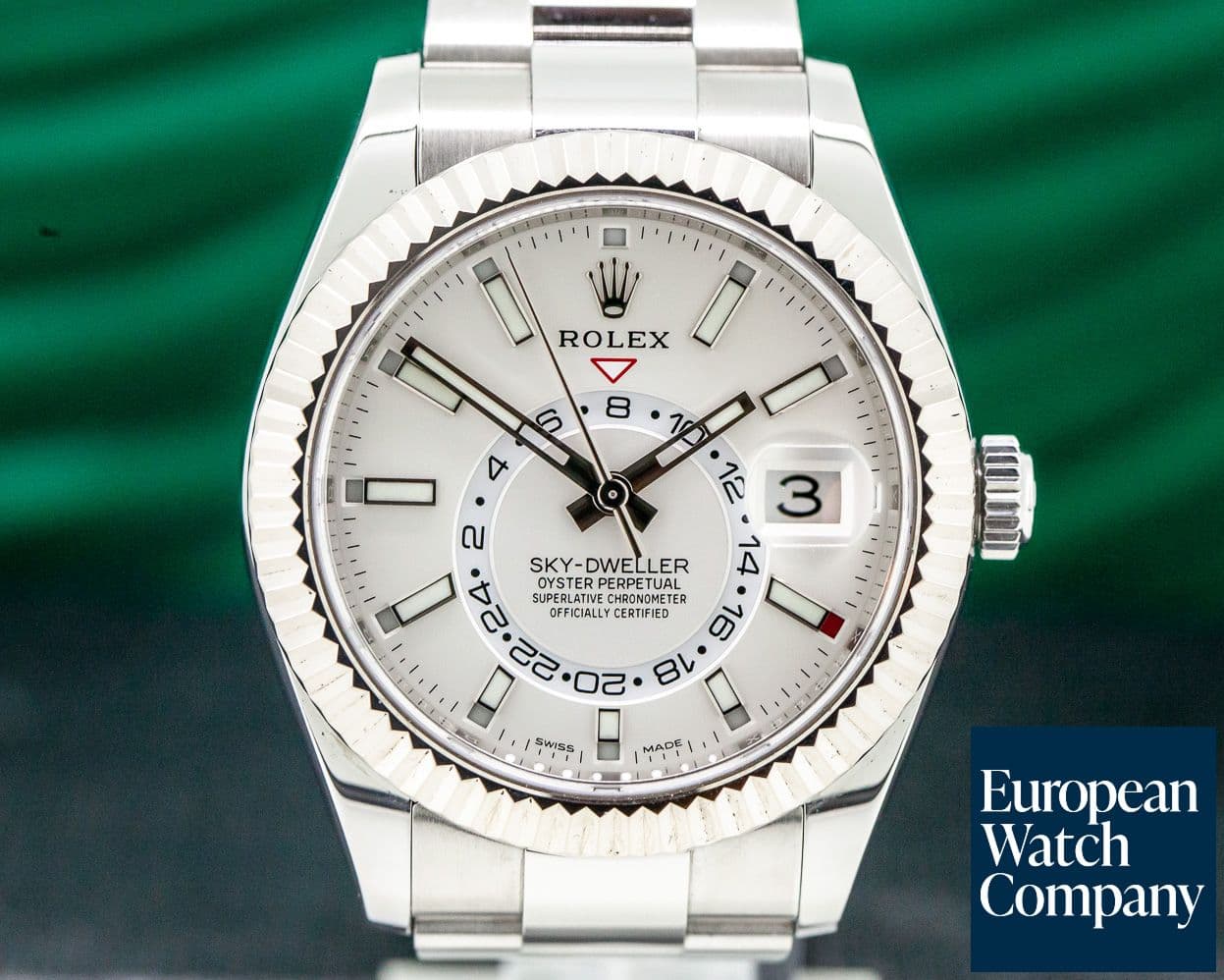 Image of Rolex Sky Dweller Steel White Dial SS