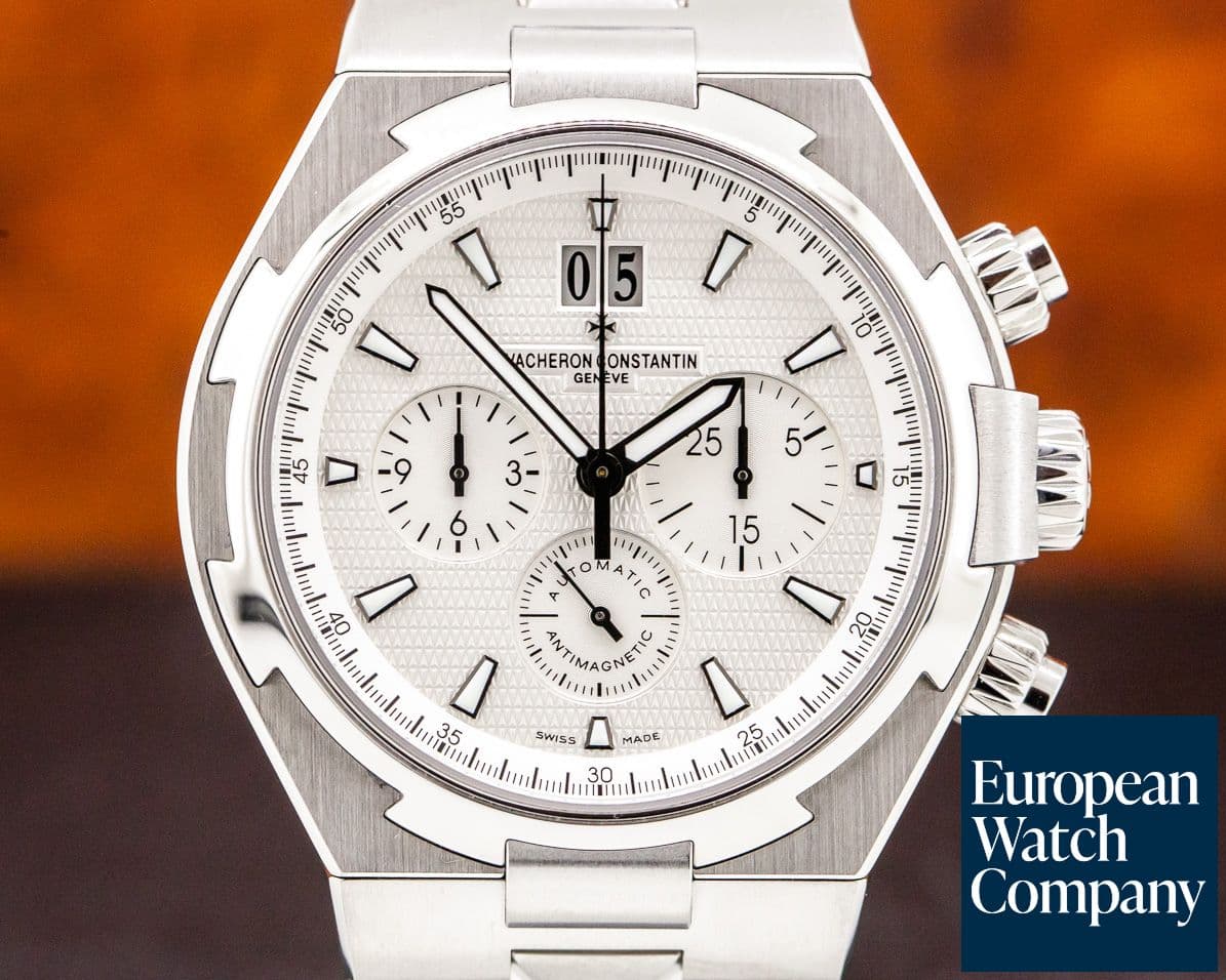 Image of Vacheron Constantin Overseas Chronograph White Dial SS / SS  