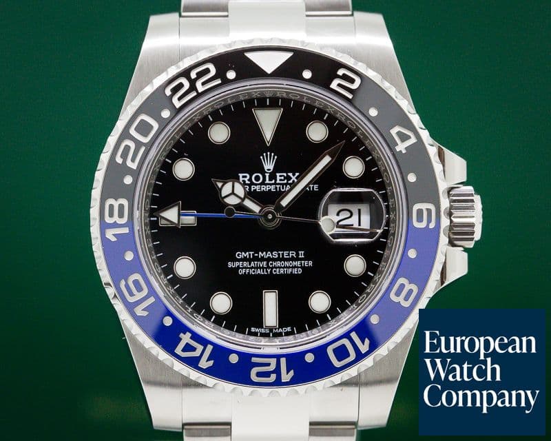 Image of Rolex GMT Master II Ceramic Black & Blue "Batman" UNWORN 
