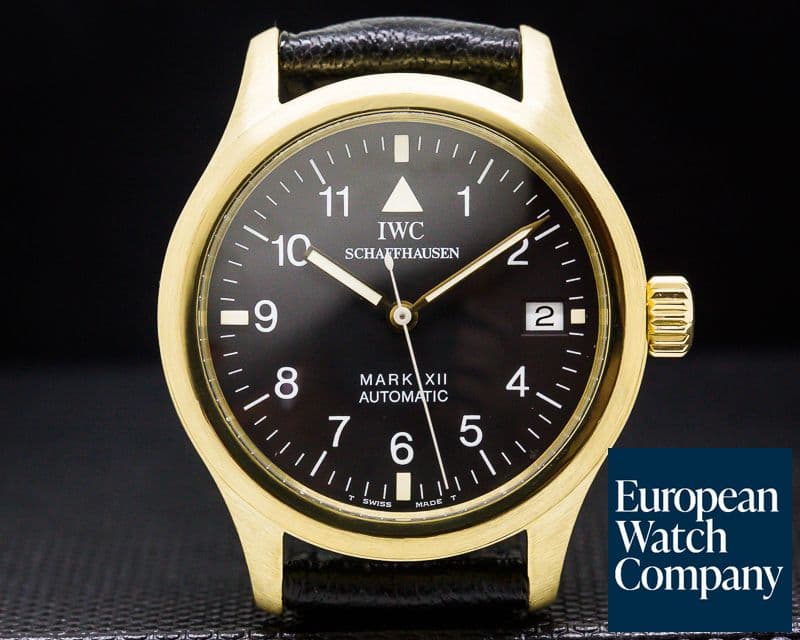 Image of IWC Mark XII 18k Yellow Gold / JLC Caliber FULL SET