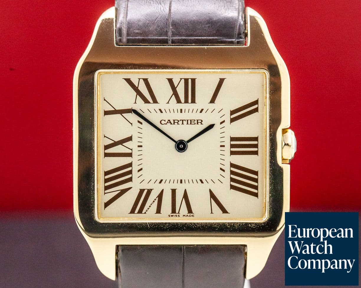 Image of Cartier Santos Dumont Yellow Gold Manual Wind 