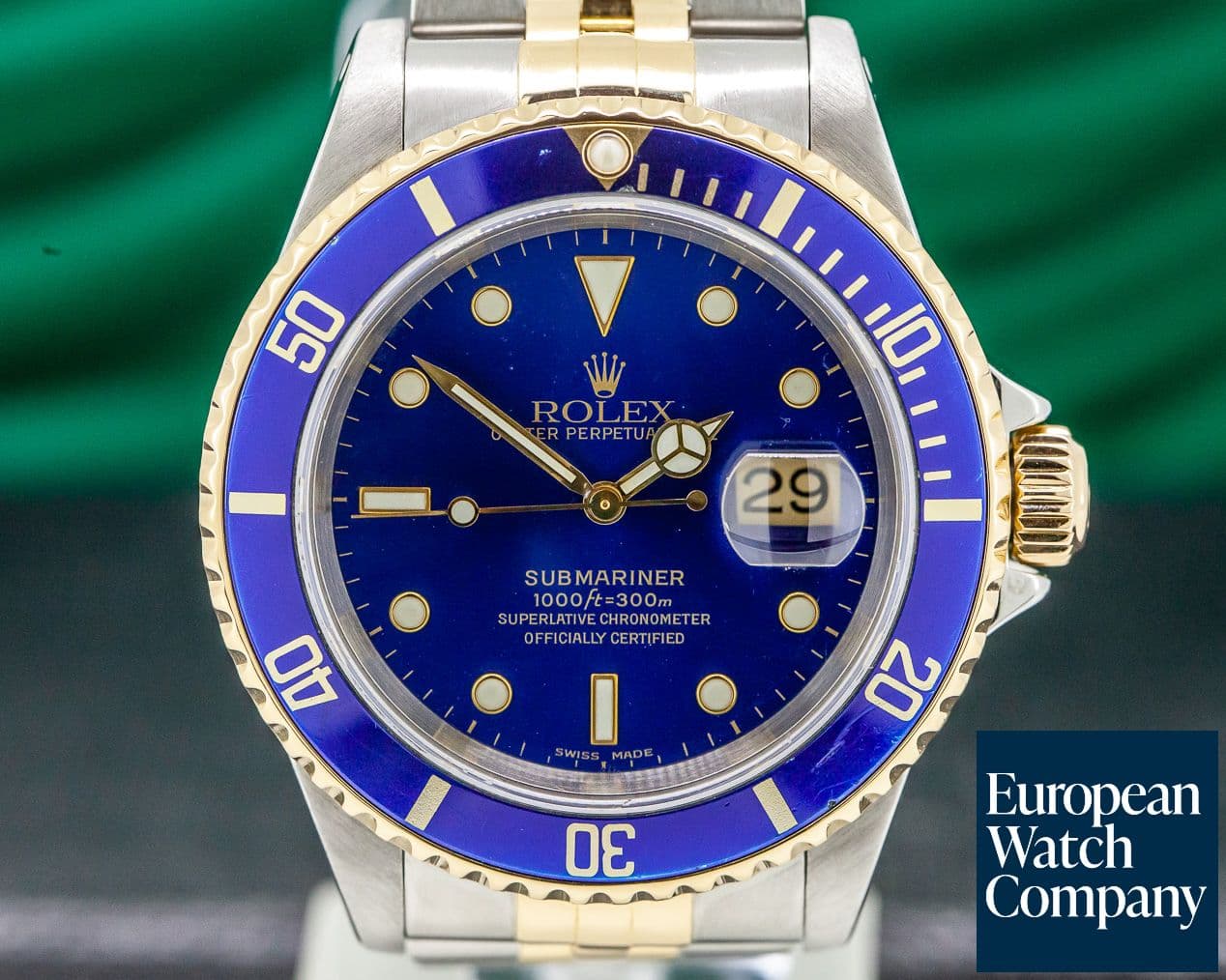 Image of Rolex Submariner Blue Dial SS / 18K