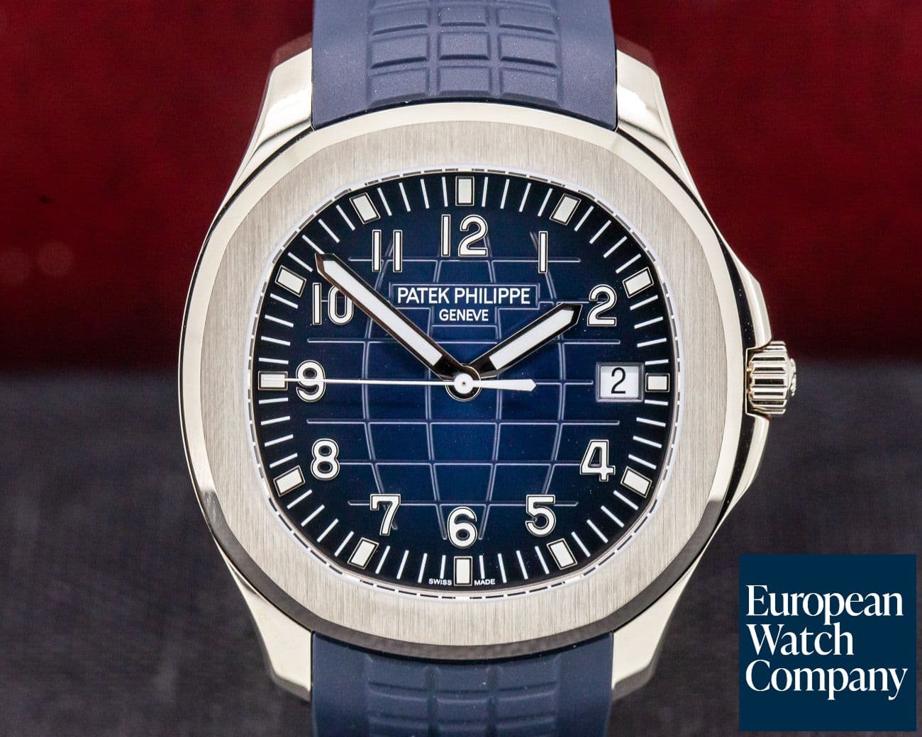 Image of Patek Philippe Aquanaut 18K White Gold / Blue dial UNWORN