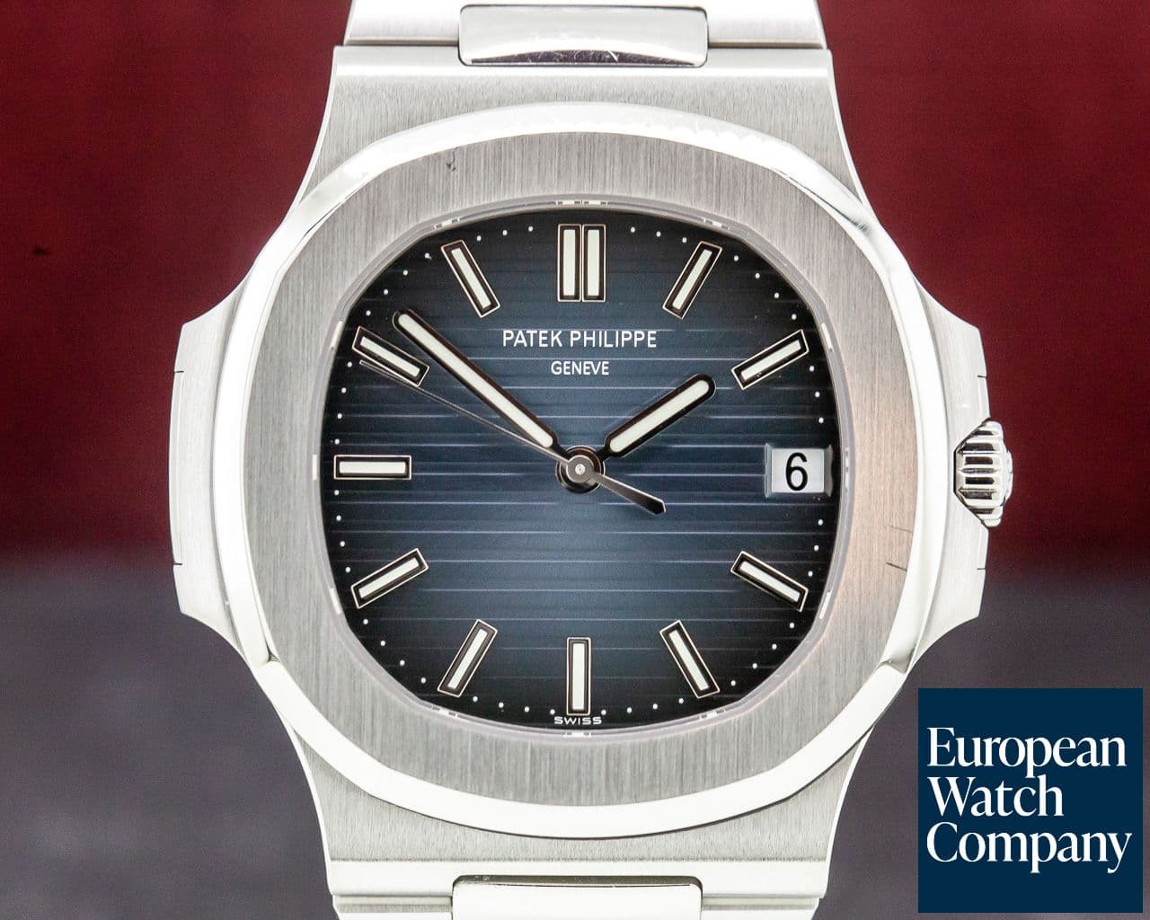 Image of Patek Philippe Jumbo Nautilus Blue Dial SS