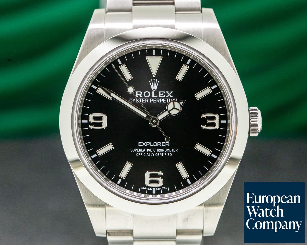Image of Rolex Explorer I Black Dial 39MM 