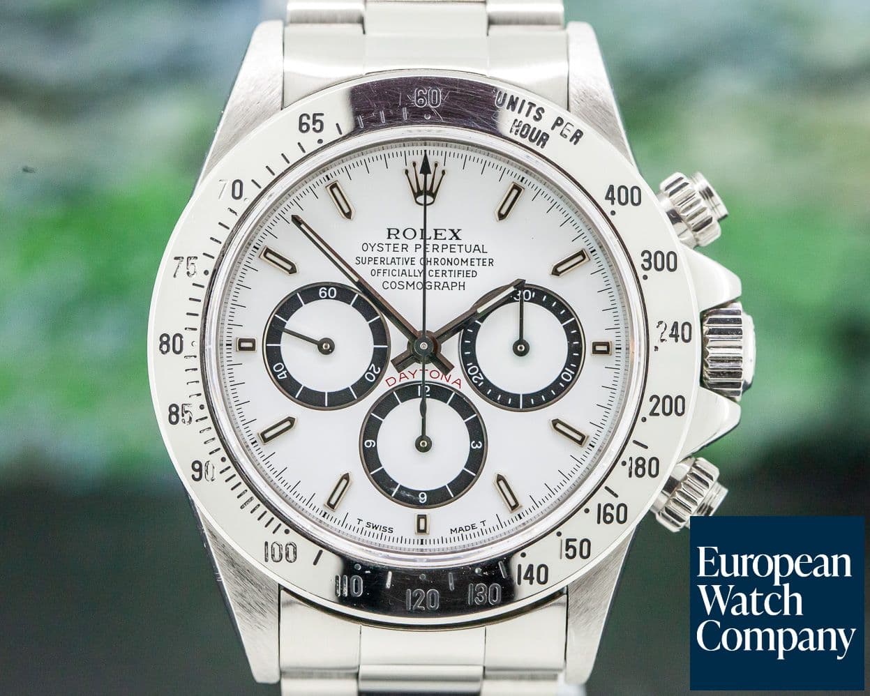 Image of Rolex Daytona SS White Dial Zenith Movement INVERTED 6 FULL SET
