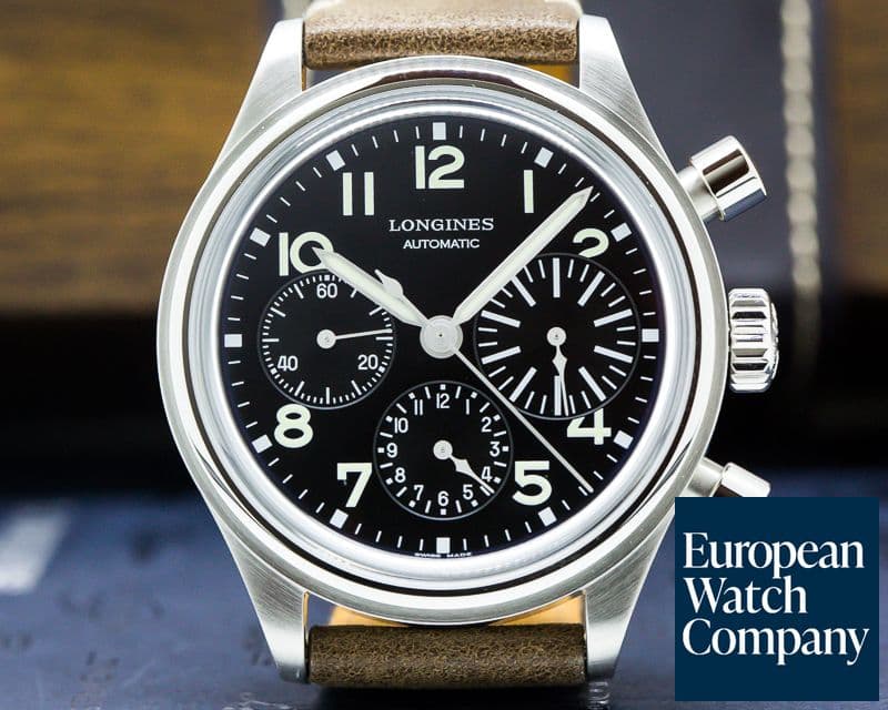 Image of Longines "Avigation BigEye" 41mm Chronograph