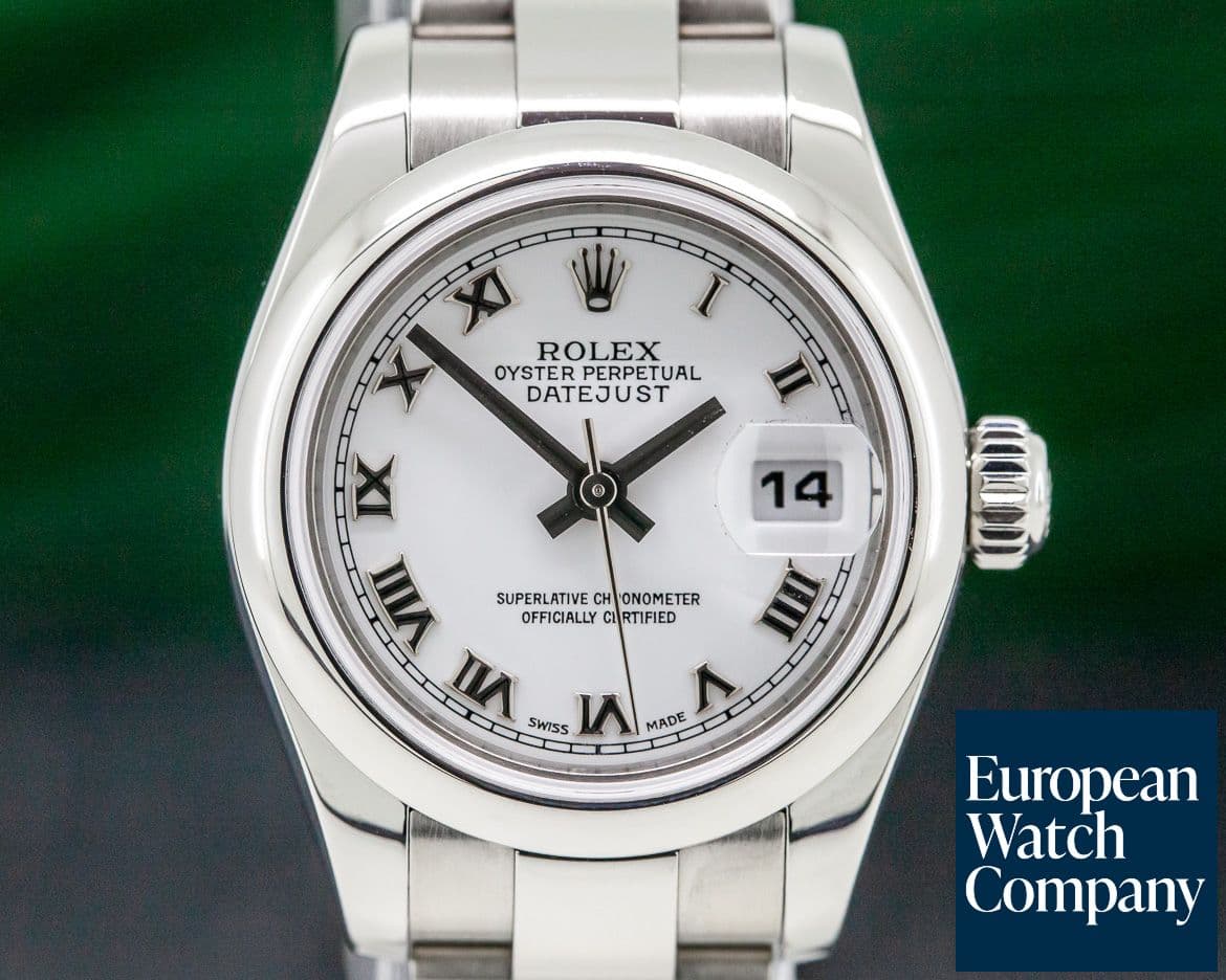 Image of Rolex Oyster Perpetual Ladies Datejust White Roman Dial SS / SS 