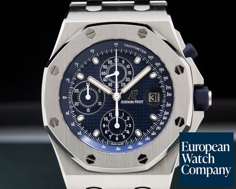 Image of Audemars Piguet Royal Oak Offshore Blue Dial Re-Edition 2018