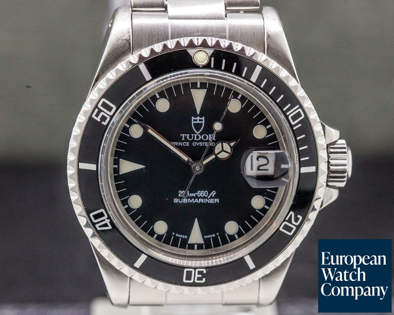 Image of Tudor Submariner Black Dial SS / Bracelet FULL SET