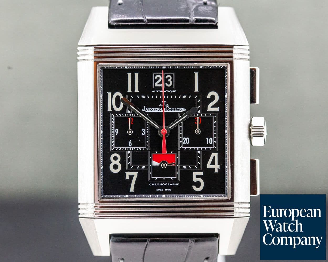 Image of Jaeger LeCoultre Reverso Squadra Chronograph World Time Titanium Limited Edition 