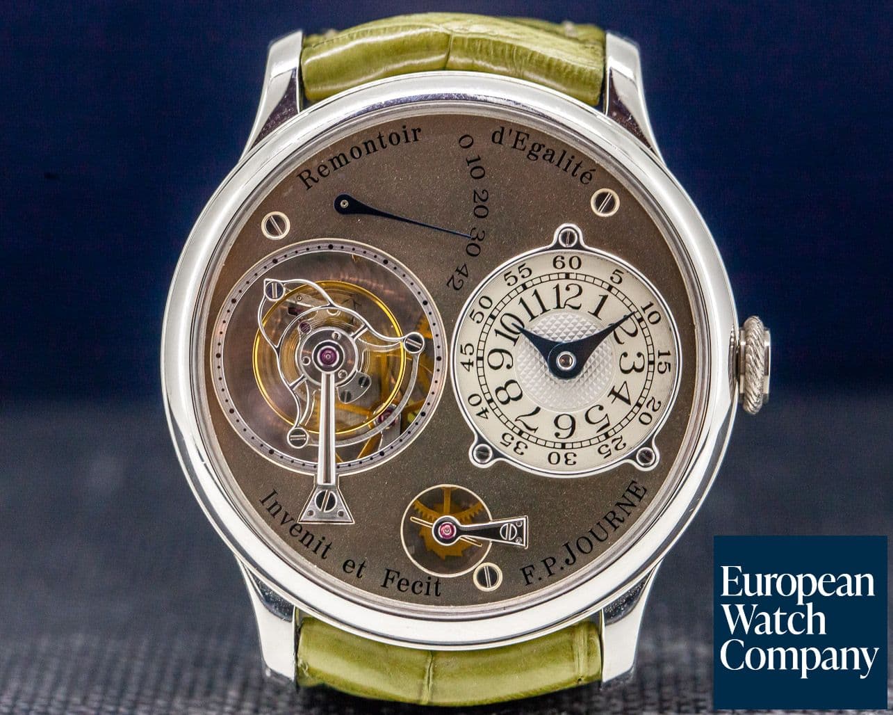Image of F. P. Journe Tourbillon Souverain Platinum BRASS MOVEMENT 38mm COMPLETE