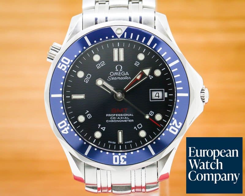 Image of Omega Seamaster GMT Blue Dial SS
