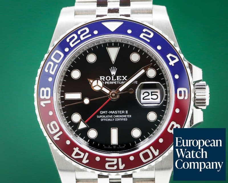 Image of Rolex GMT Master II Ceramic "Pepsi" SS / Jubilee UNWORN STICKERED