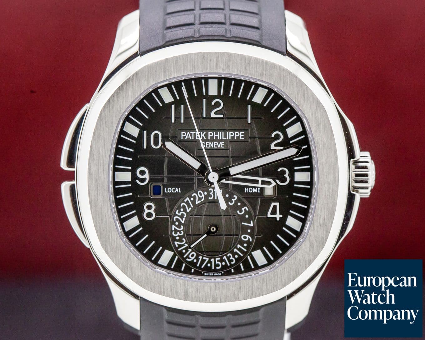 Image of Patek Philippe Aquanaut Travel Time SS / Rubber