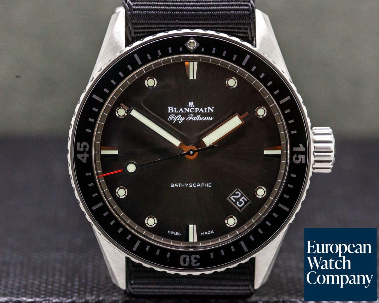 Image of Blancpain Fifty Fathoms Bathyscaphe Automatic SS