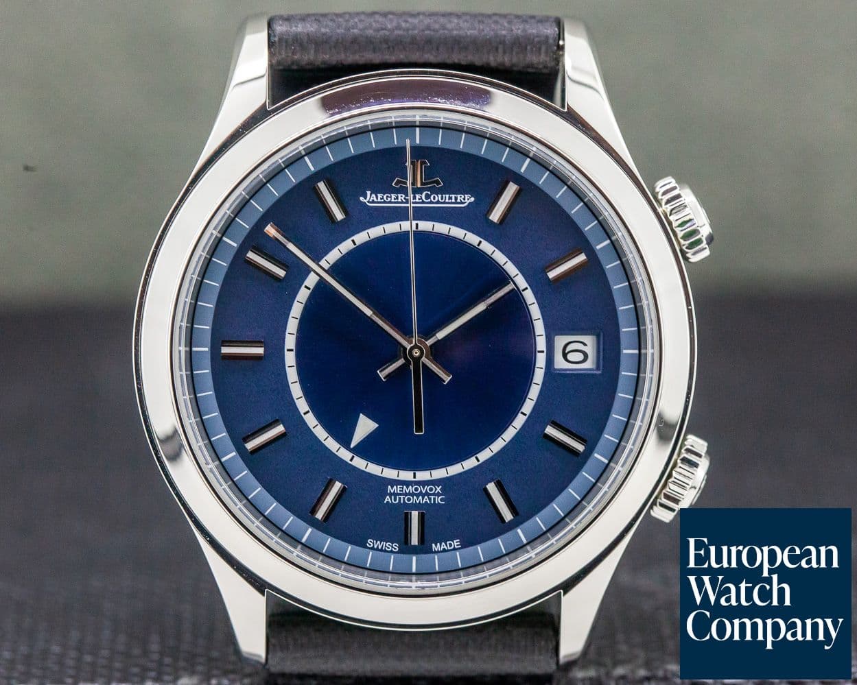 Image of Jaeger LeCoultre Master Memovox SS Boutique Edition BLUE Dial 

