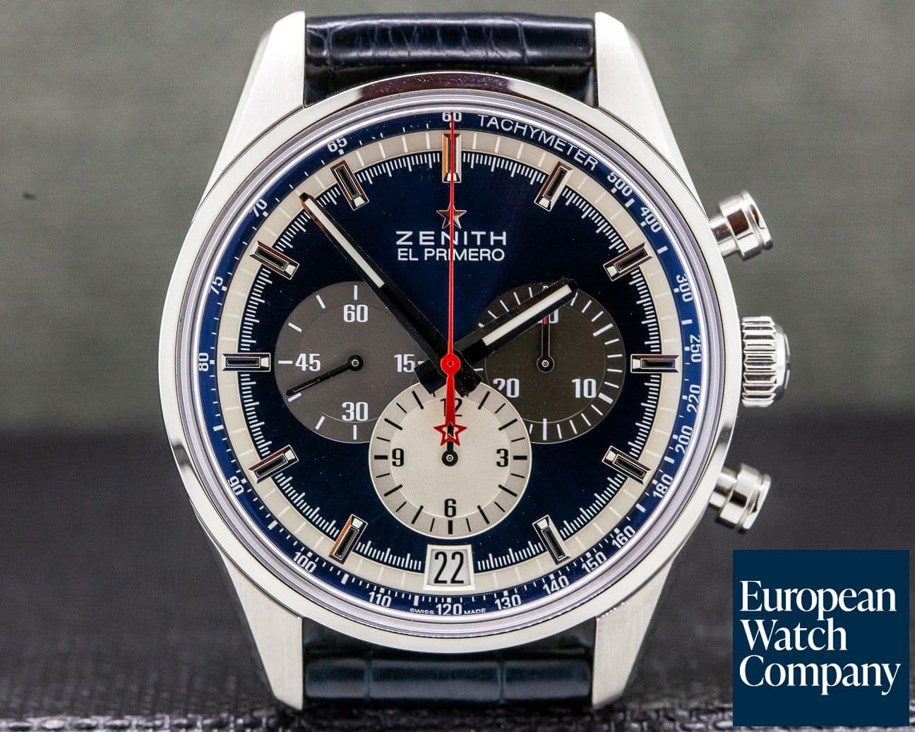 Image of Zenith Chronomaster El Primero Blue Dial 
