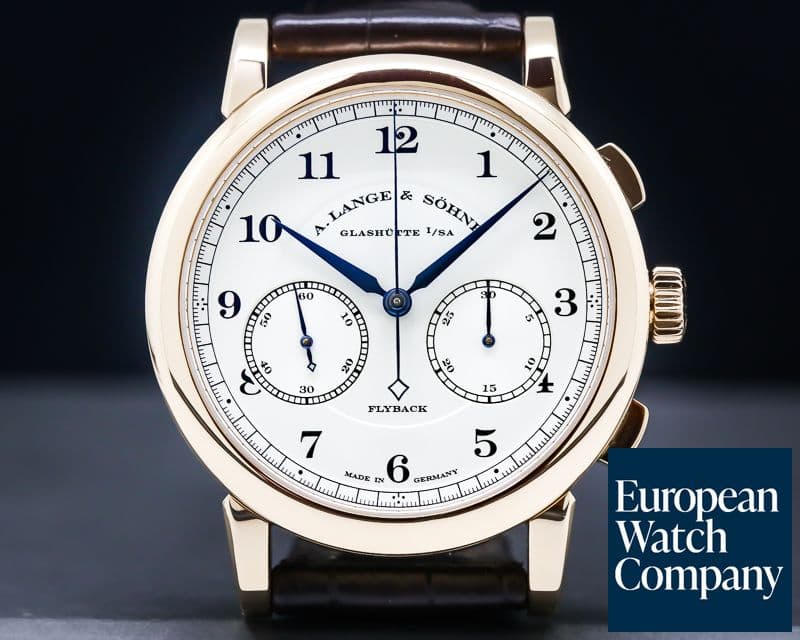Image of A. Lange and Sohne 1815 Chronograph 18K Rose Gold Silver Dial  