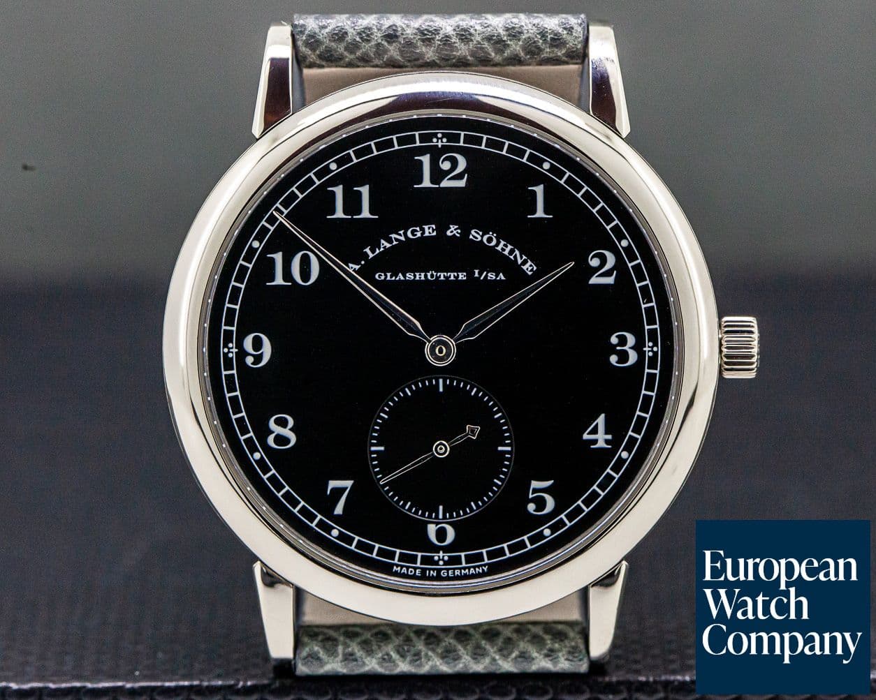 Image of A. Lange and Sohne 1815 Black Dial 18K White Gold 