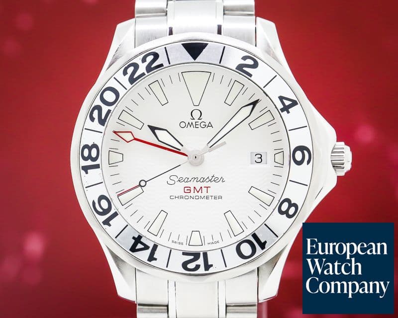 Image of Omega Seamaster GMT White Dial