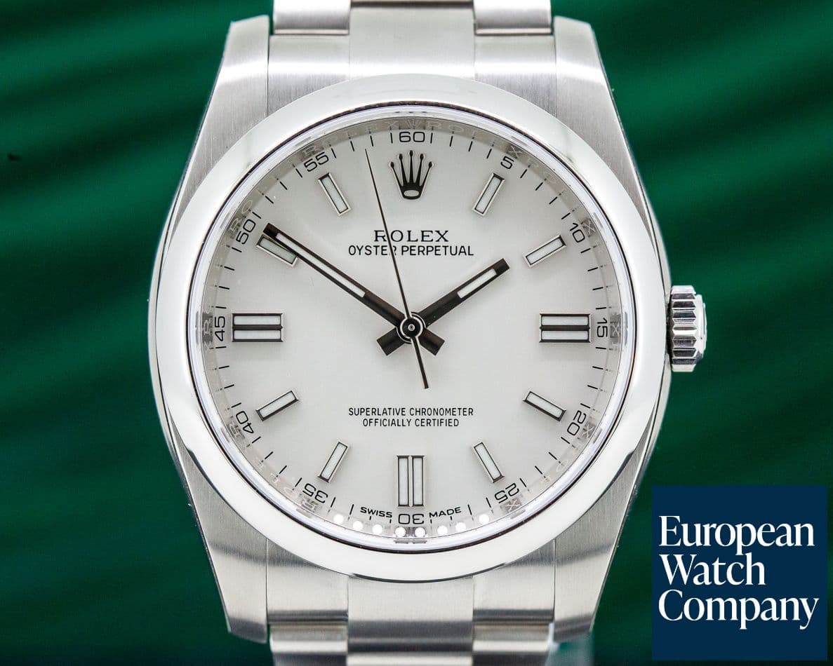 Image of Rolex Oyster Perpetual SS White Dial 