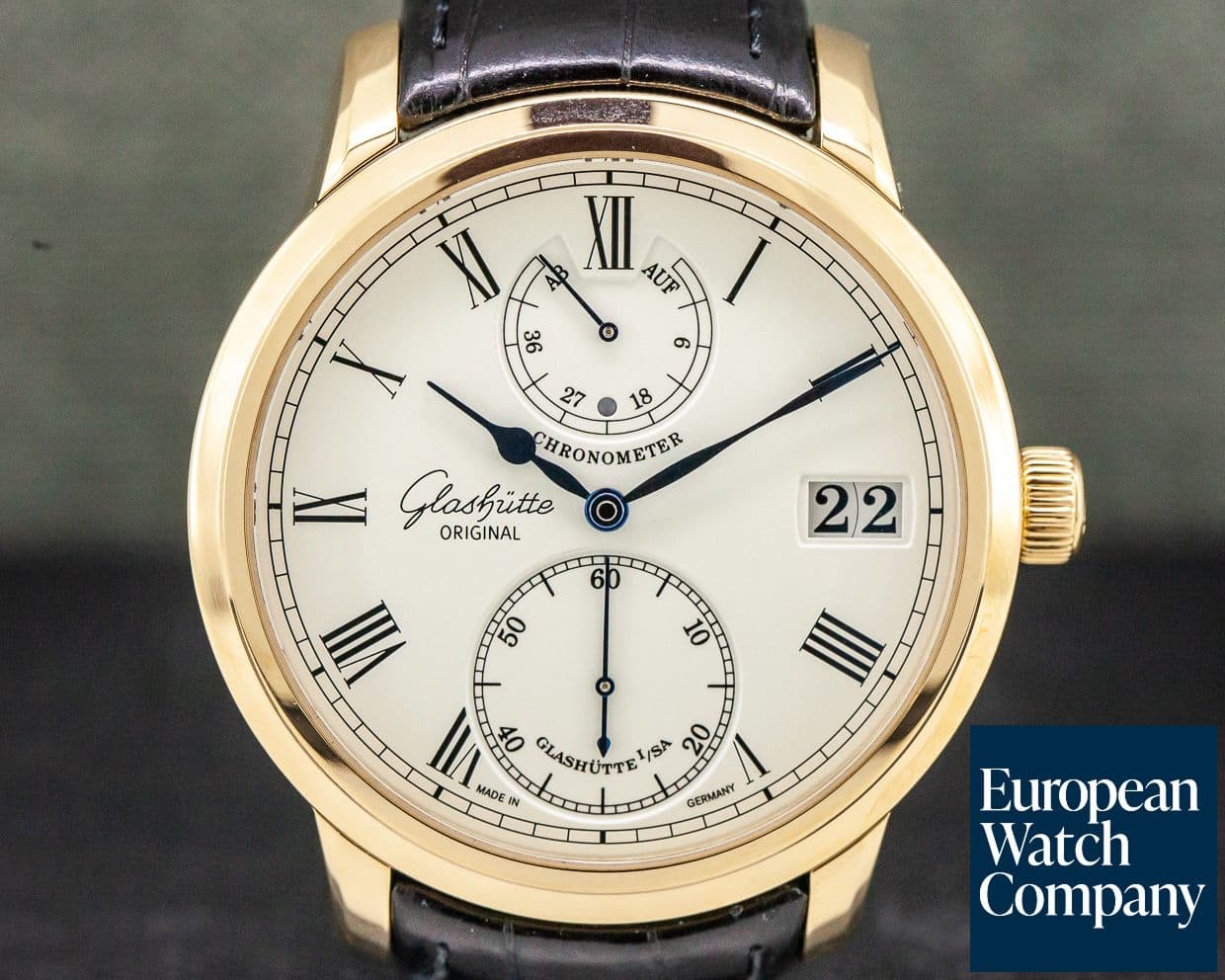 Image of Glashutte Original Senator Chronometer 18K Rose Gold