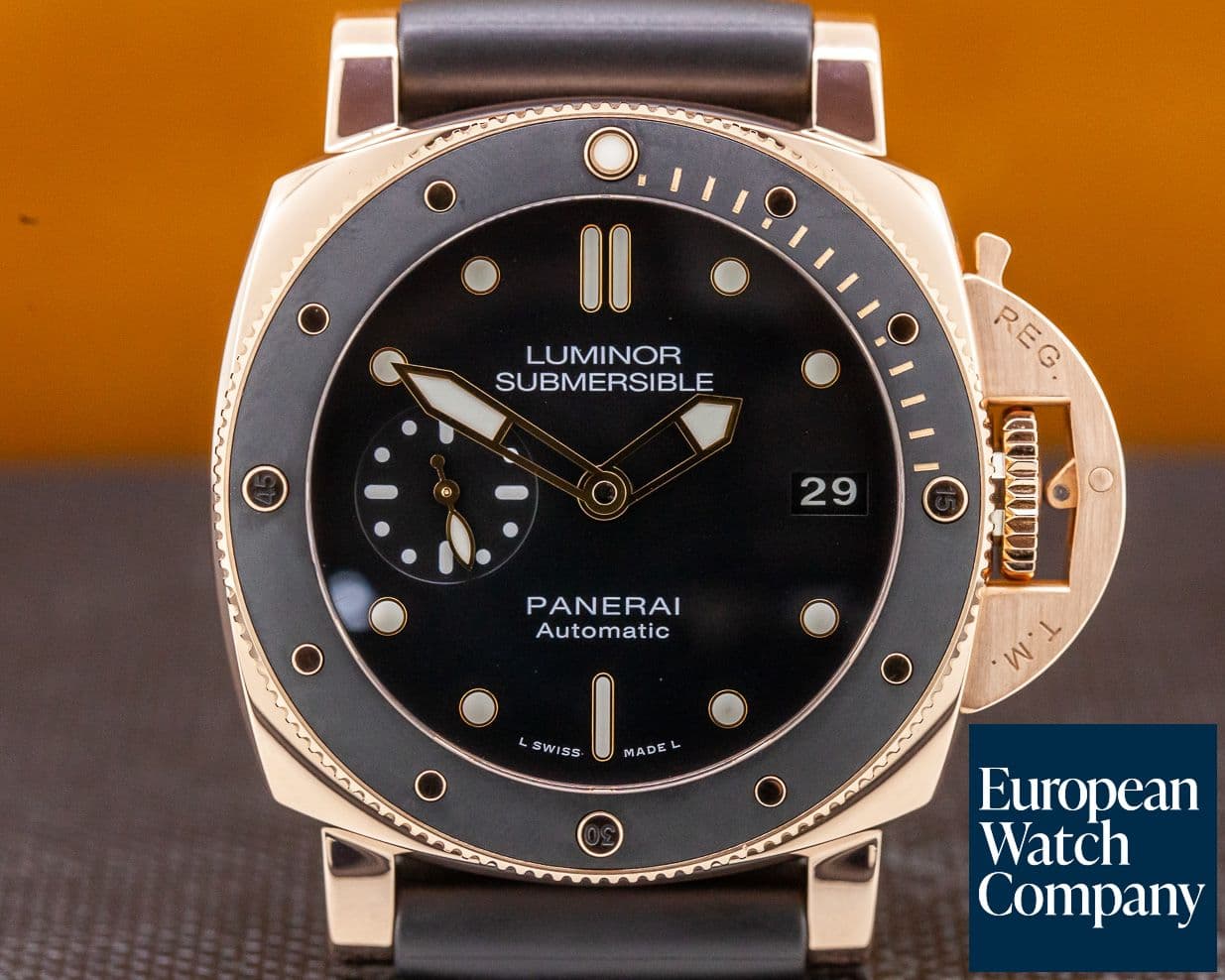 Image of Panerai Luminor Submersible Rose Gold 42MM