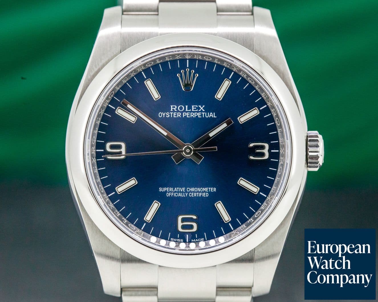 Image of Rolex Oyster Perpetual SS Blue Dial 