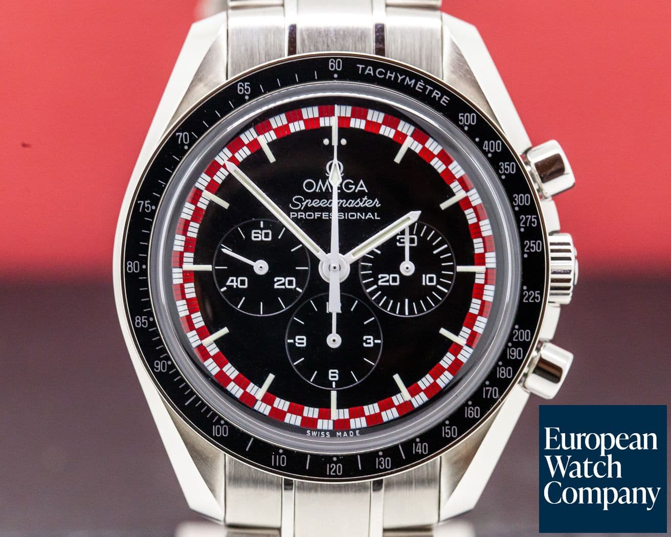 Image of Omega Speedmaster Professional Chronograph TINTIN Racing Dial UNWORN