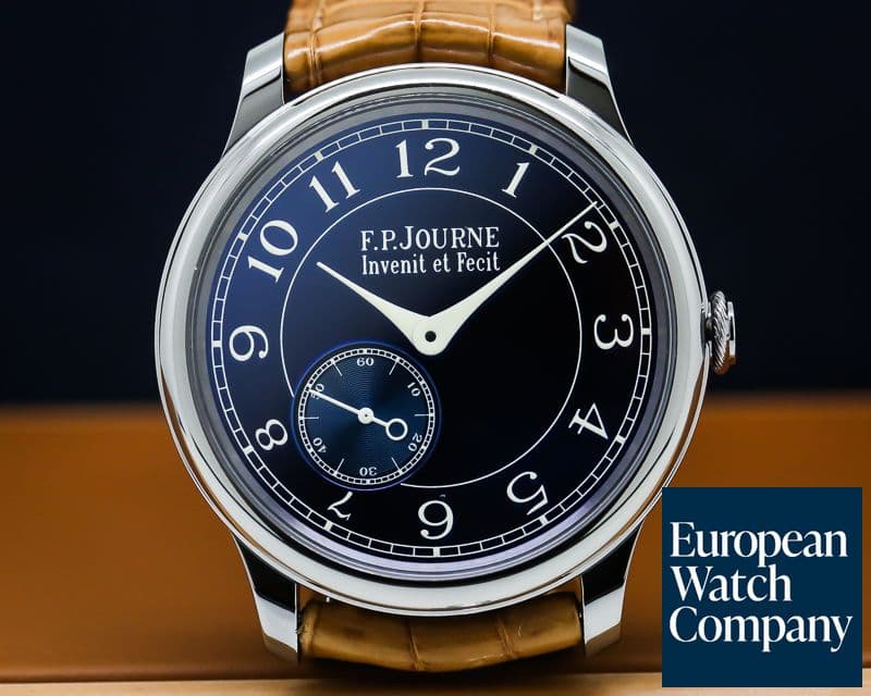 Image of F. P. Journe Chronometre Bleu Tantalum Blue Dial 