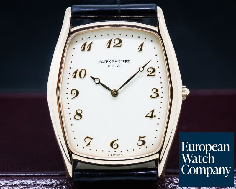 Image of Patek Philippe Gondolo Ultra Thin 18K Rose Gold / Porcelain Dial 