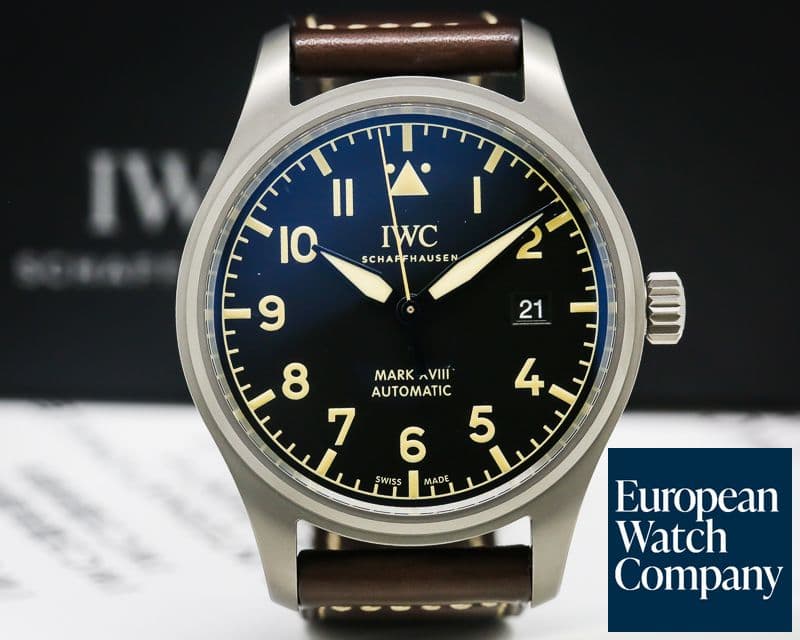 Image of IWC Mark XVIII Heritage Black Dial Titanium