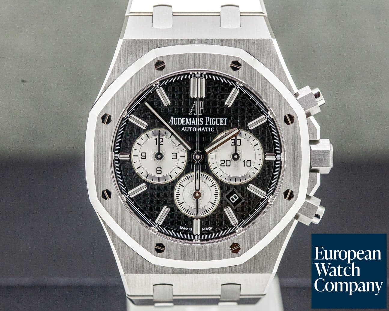 Image of Audemars Piguet Royal Oak Chronograph Black Dial SS 41MM 