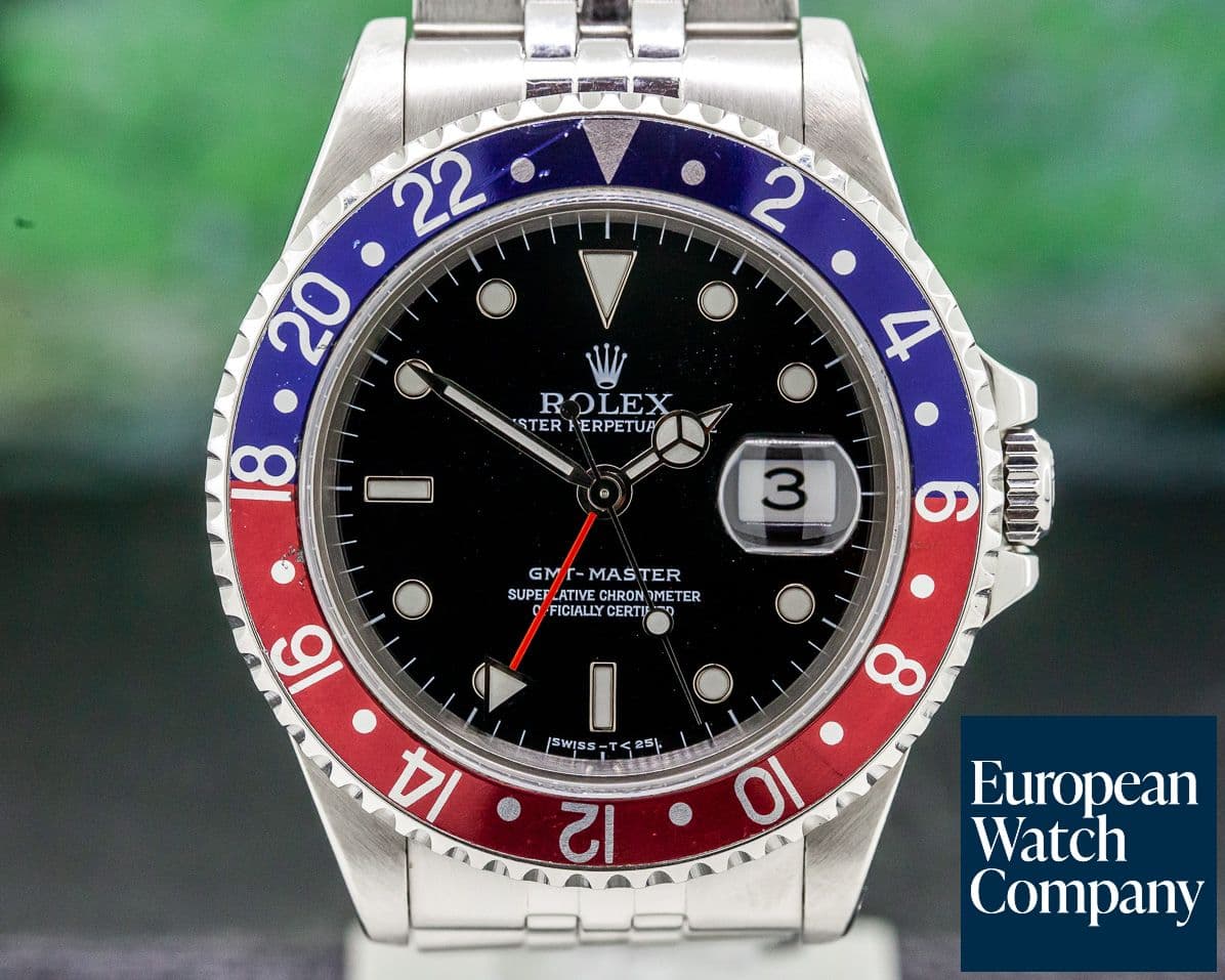 Image of Rolex 16700 GMT Master Red / Blue Pepsi Bezel 