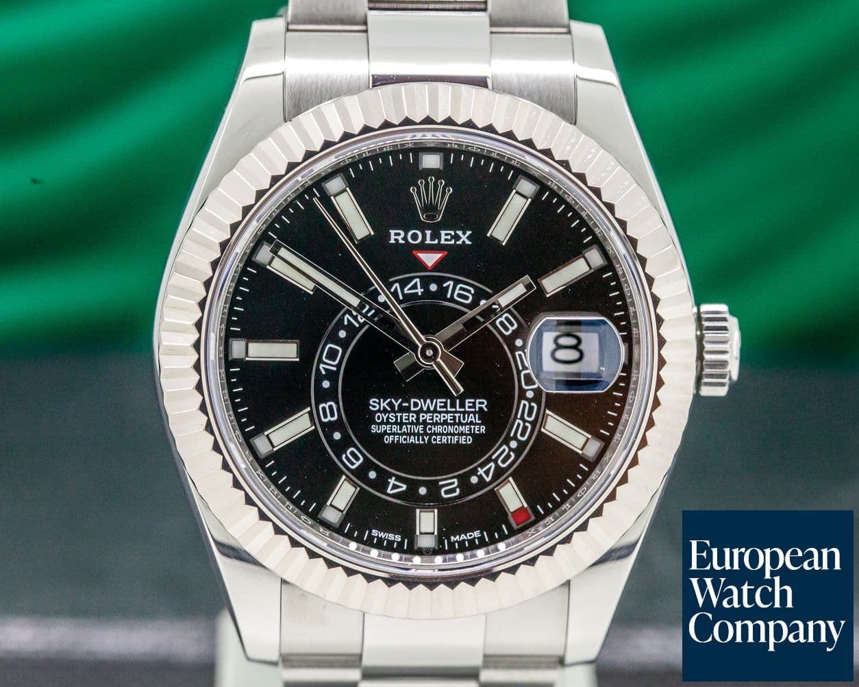 Image of Rolex Sky Dweller Steel Black Dial 