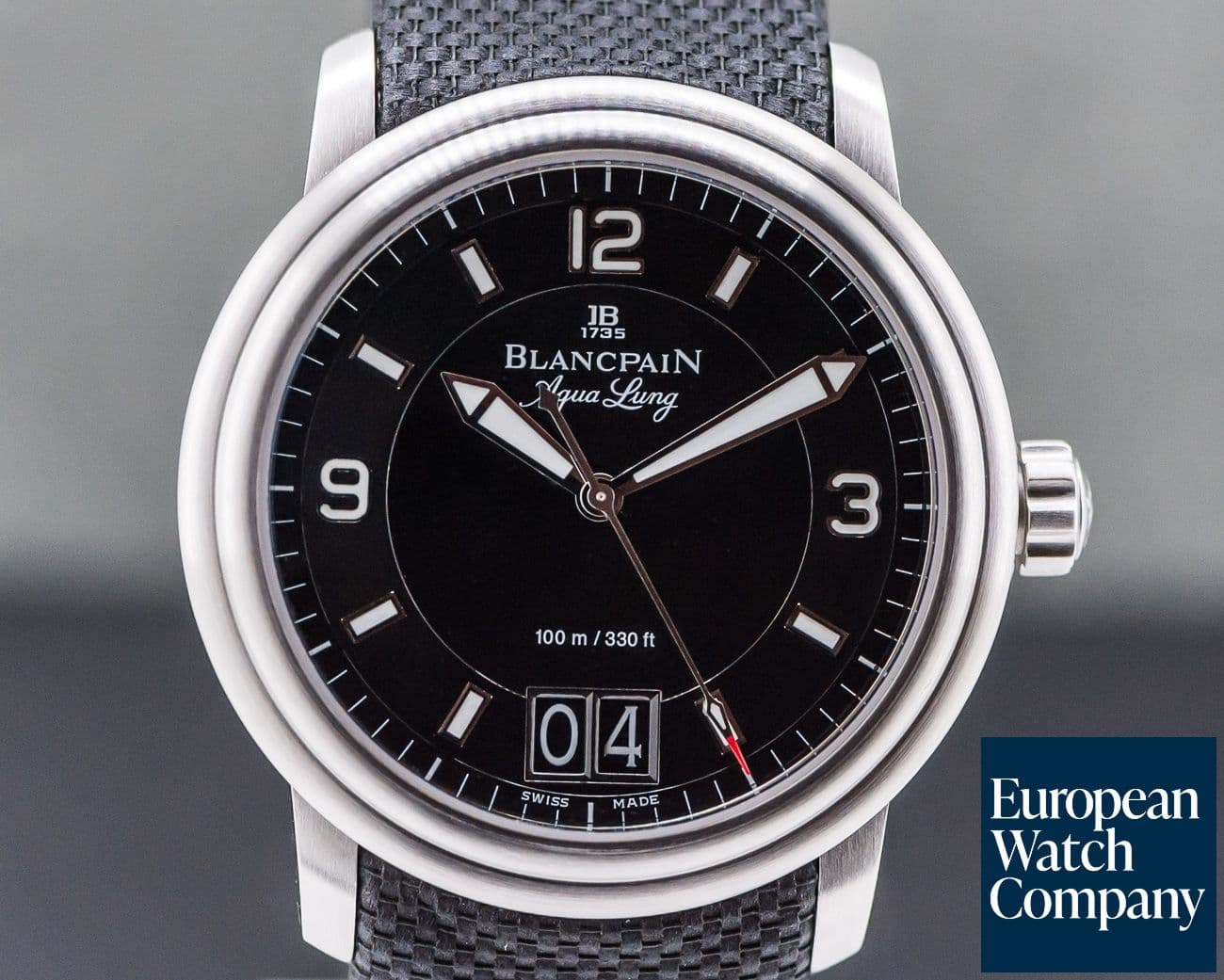 Image of Blancpain Aqualung Big Date Black Dial VLADAMIR PUTIN Limited SS
