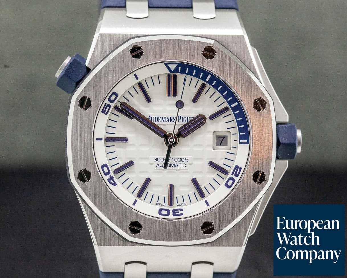 Image of Audemars Piguet Royal Oak Offshore Diver White Dial UNWORN