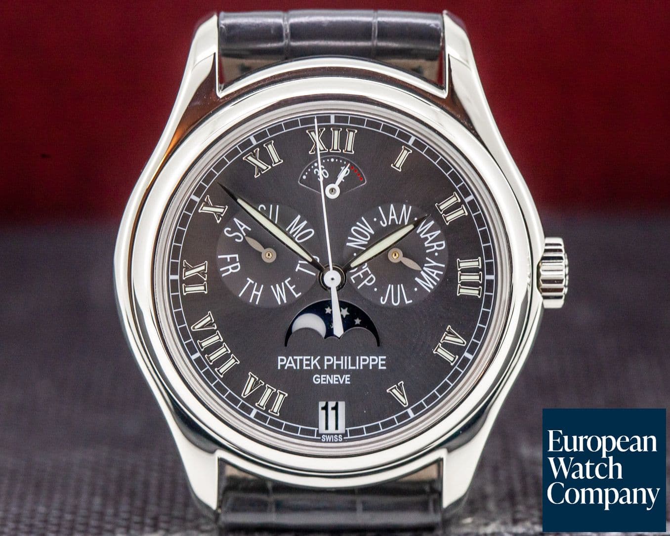Image of Patek Philippe Annual Calendar Power Reserve Grey Dial Platinum 