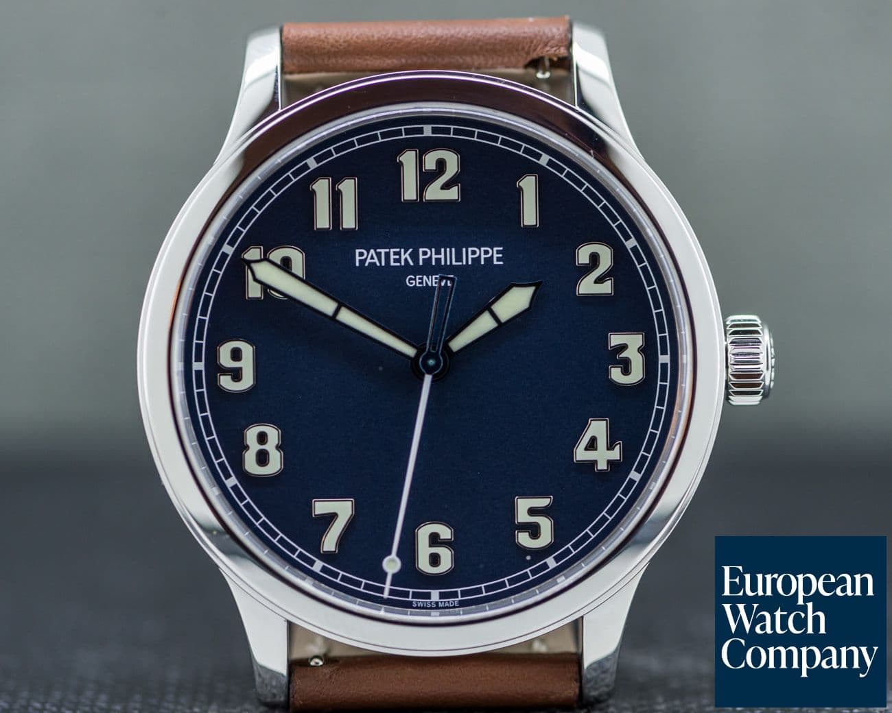 Image of Patek Philippe Pilot Calatrava Steel "New York" Limited Edition 