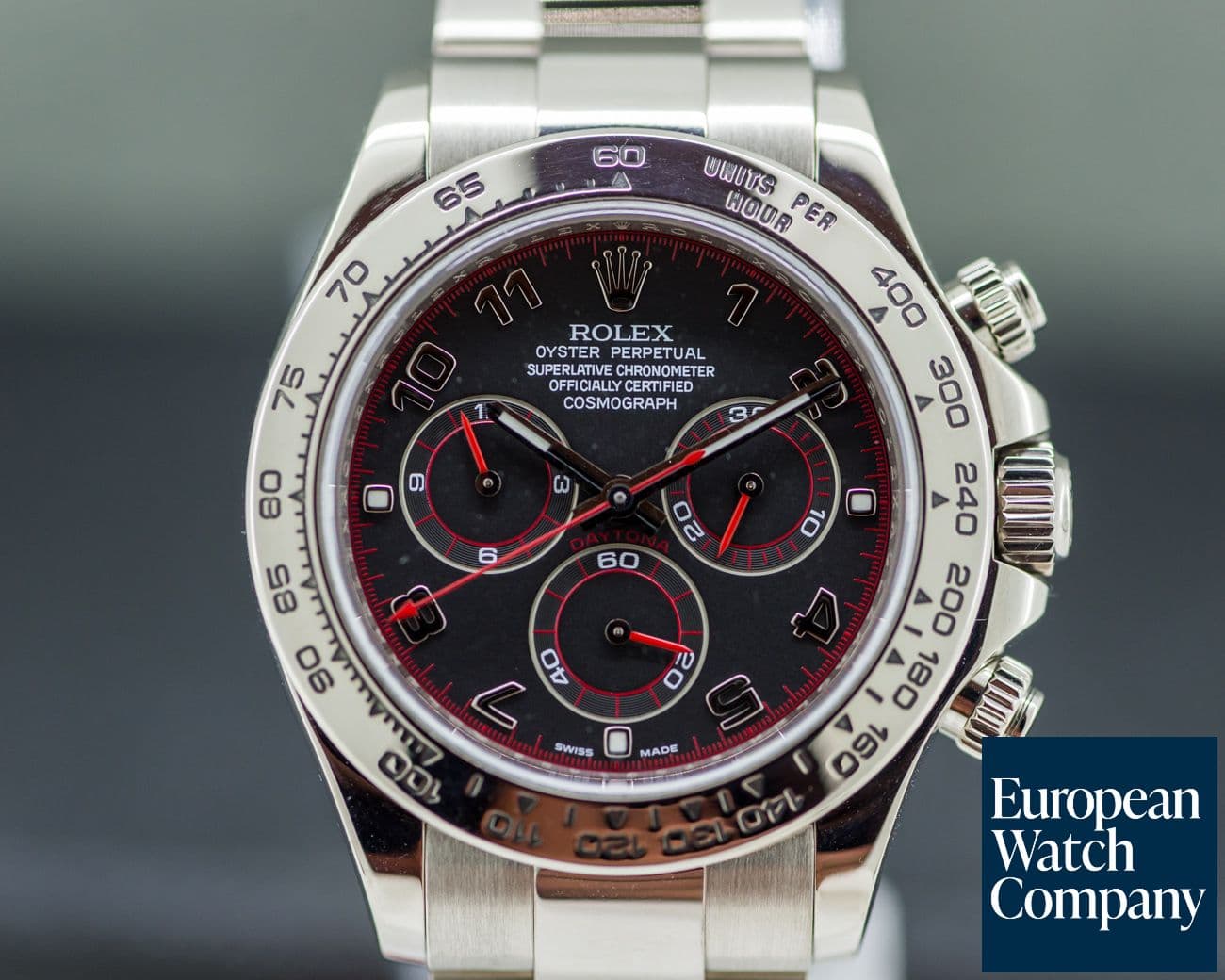 Image of Rolex Daytona Slate Arabic 18K White Gold 